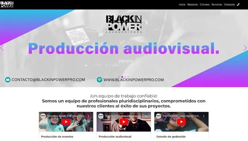 Sitio web / Agencia de Comunicación y Marketing.